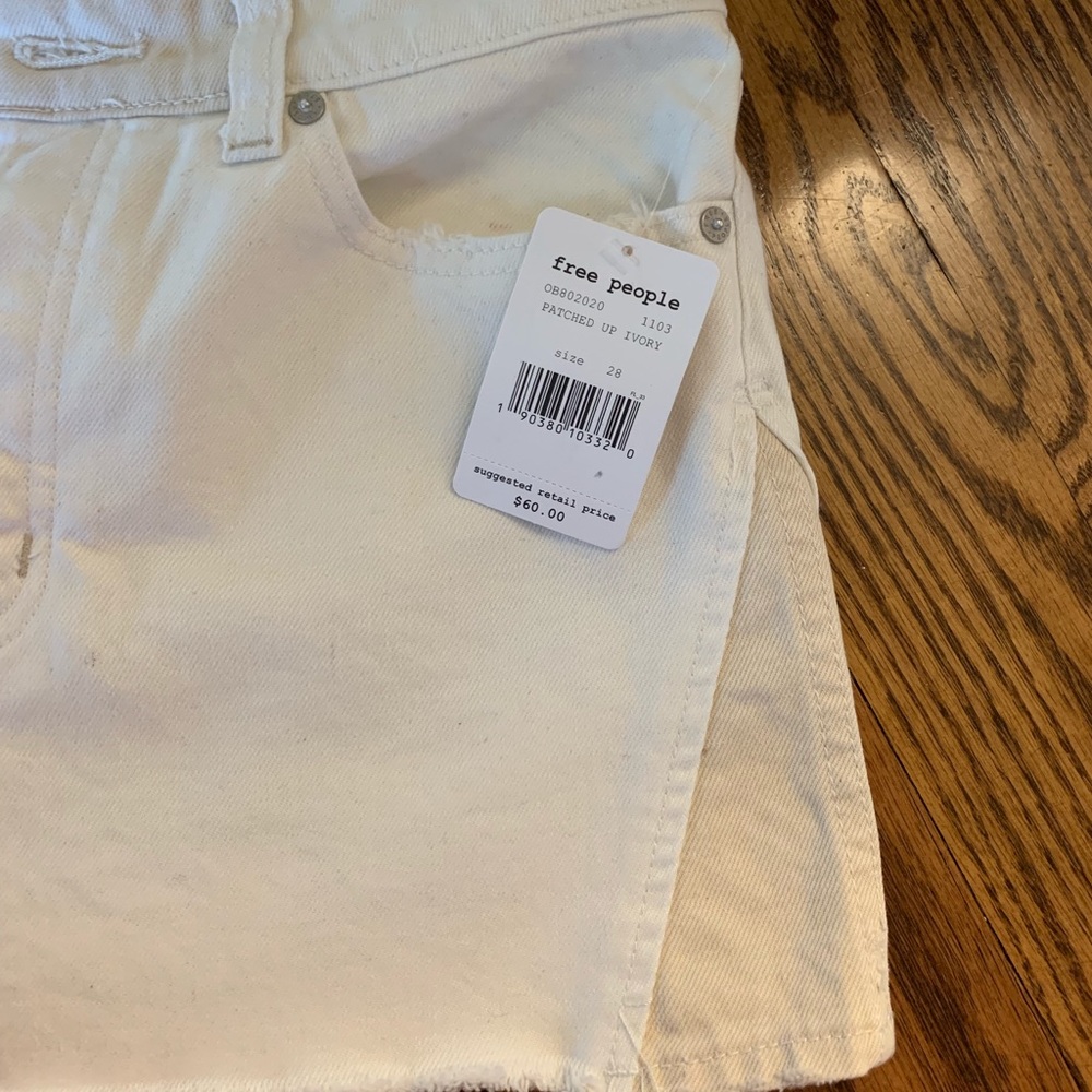 NWT free people patched up mini skirt - Picture 6 of 8